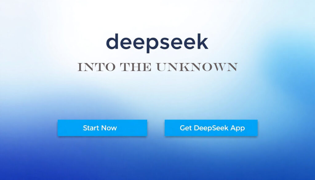 Page web de DeepSeek (pas la page officielle)